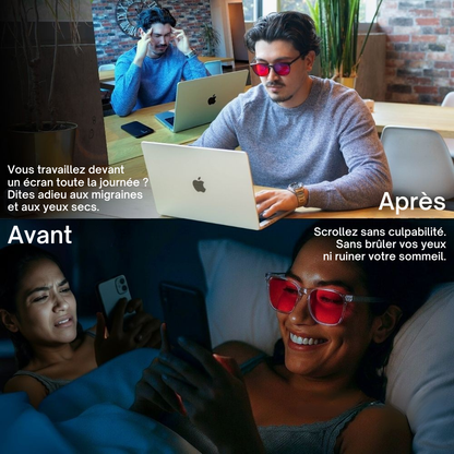 ZenFocus™ – Lunettes Anti-Lumière Bleue